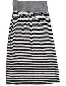 Fold over pencil skirt